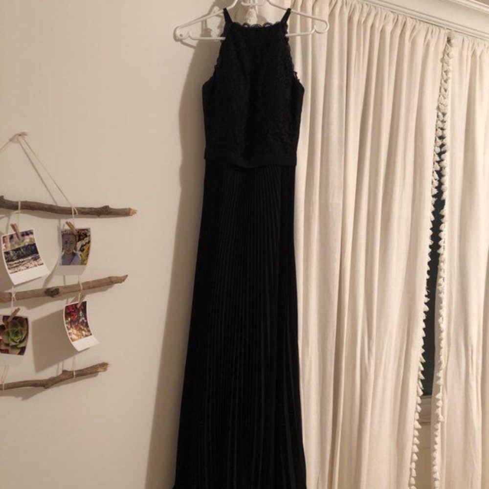Black bridesmaids dress